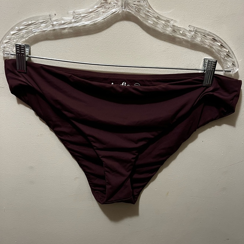 NWOT Andie‎ swim bikini bottom XXL truffle